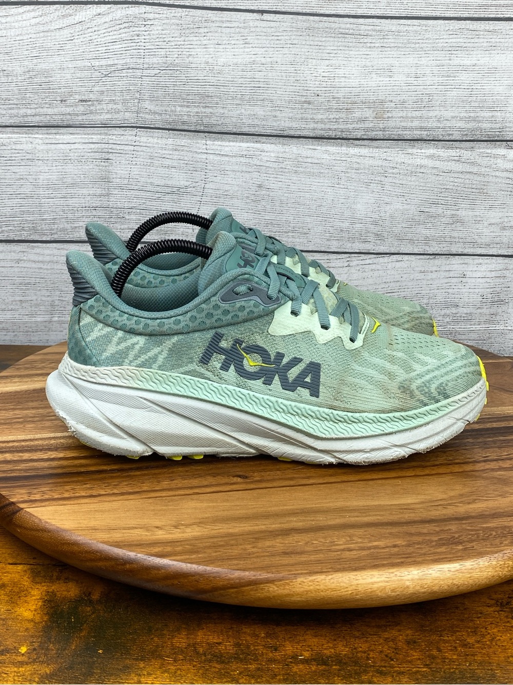 HOKA One One Challenger ATR 7 Wide Mist Green Trail Running Shoe Women’s Size 8 - Picture 4 of 12